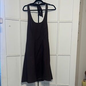 Merona Brown Sleeveless Scoop Neck Sundress, lined